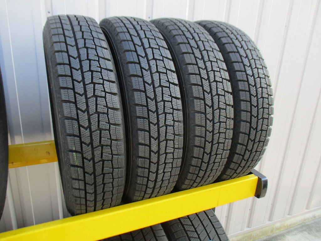 ★☆145/80R13 75Q ダンロップ WINTER MAXX WM02 スタッドレス 4本 送料込 T70300107☆★インボイス領収書発行可能