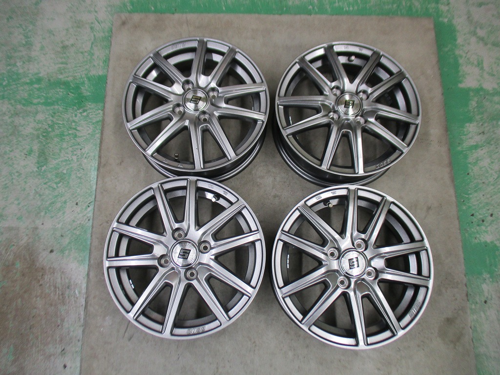 ★☆SEIN ザイン 14インチ アルミホイール4本セット 4.5J 4H 100 +45 送料込 20700☆★インボイス領収書発行可能
