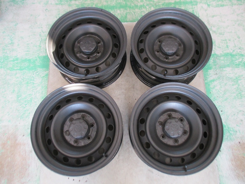 ★トヨタ FJクルーザー 純正 スチールホイール 17インチ 7.5J +15 139. 7 6H  送料込 20702☆★インボイス領収書発行可能