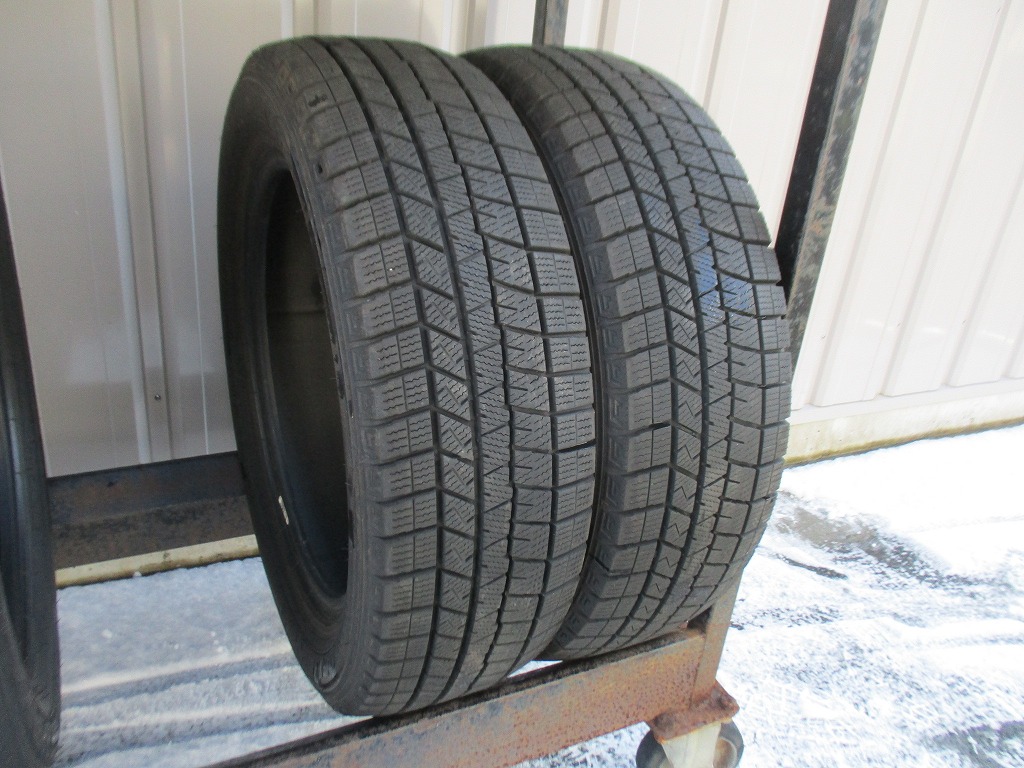 ★☆185/60R16 86Q ダンロップ WINTER MAXX WM03 スタッドレス 2024年製 2本 送料込 T71250119☆★インボイス領収書発行可能