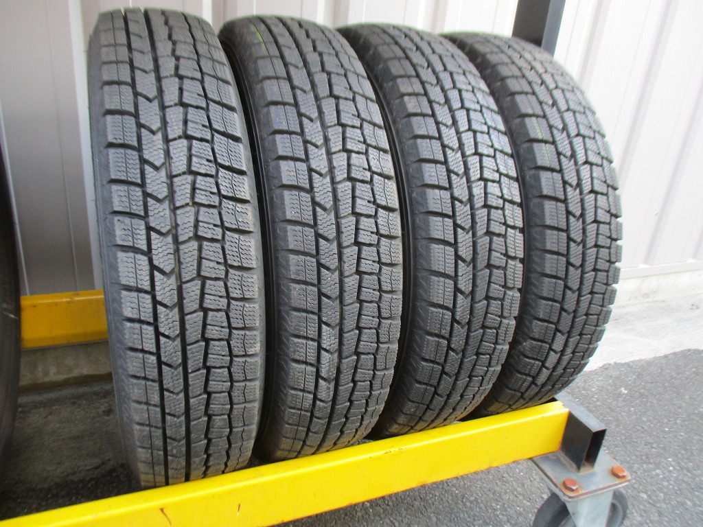 ★☆145/80R13 75Q ダンロップ WINTER MAXX WM02 スタッドレス 2022年製 4本 送料込 T71480122☆★インボイス領収書発行可能