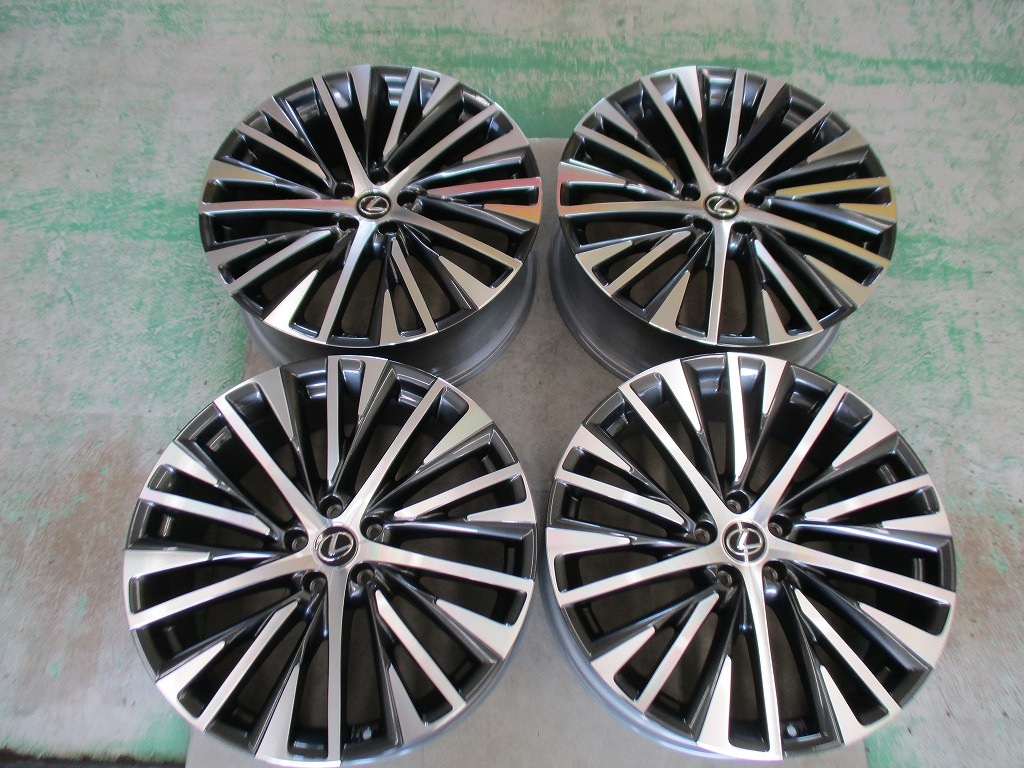 ★☆レクサス RX350h version L 21インチ 純正アルミホイール 4本 新車外し 送料込☆★インボイス領収書発行可能