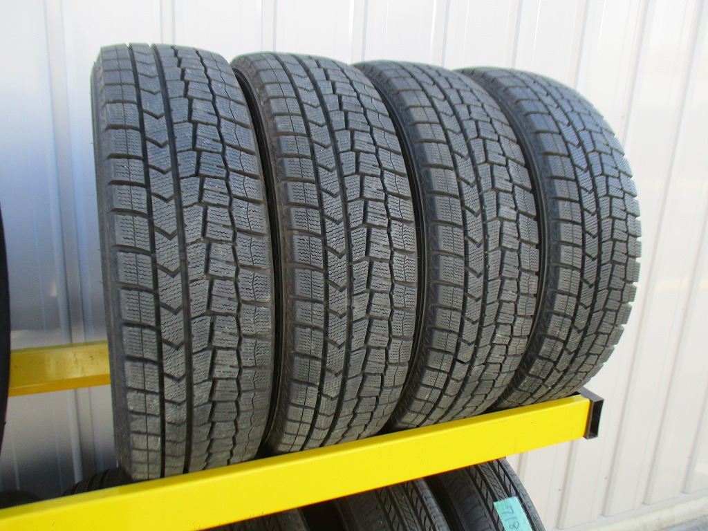 ★☆175/60R16 82Q ダンロップ WINTER MAXX WM02 スタッドレス 2022年製 4本 送料込 T71830123☆★インボイス領収書発行可能