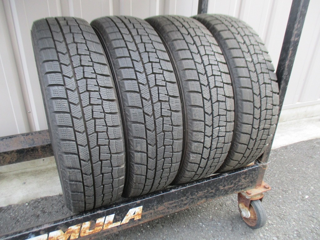 ★☆165/65R14 79Q ダンロップ WINTER MAXX WM02 スタッドレス 4本 送料込 T72080127☆★インボイス領収書発行可能