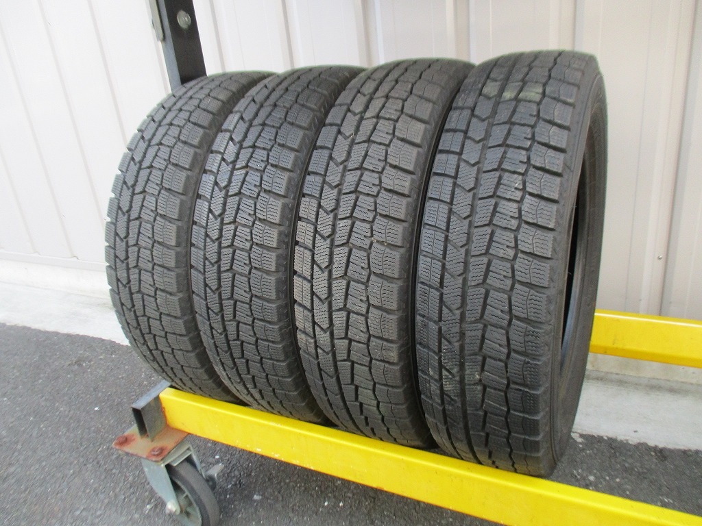 ★☆165/70R14 81Q ダンロップ WINTER MAXX WM02 スタッドレス 4本 送料込 T72140128☆★インボイス領収書発行可能