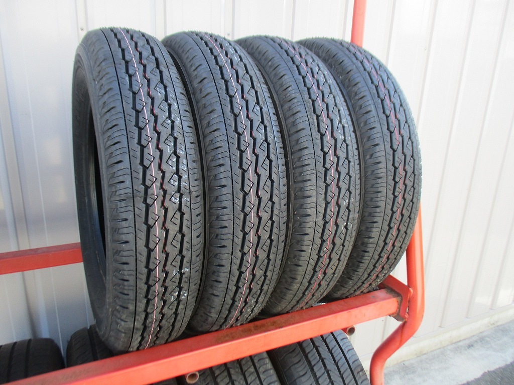 ★☆155/80R14 88/86N LT ブリヂストン V600 2025年製 4本 送料込 T72580130☆★インボイス領収書発行可能