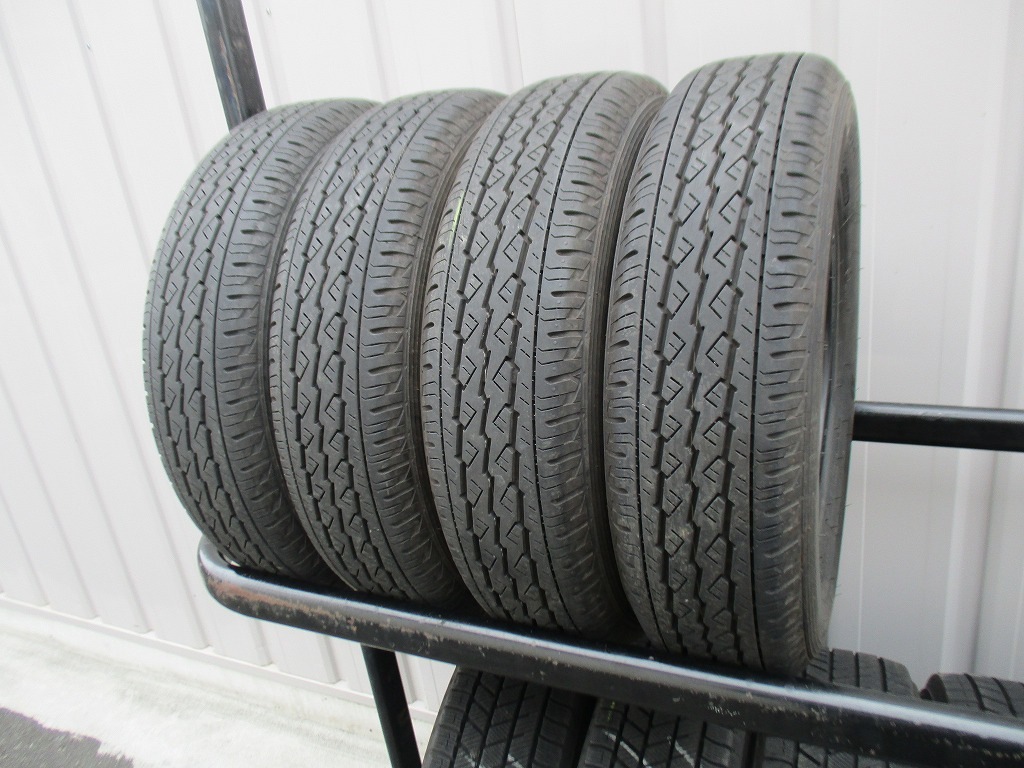 ★☆145/80R12 80/78N LT ブリヂストン K370 4本 送料込 T73610214☆★インボイス領収書発行可能