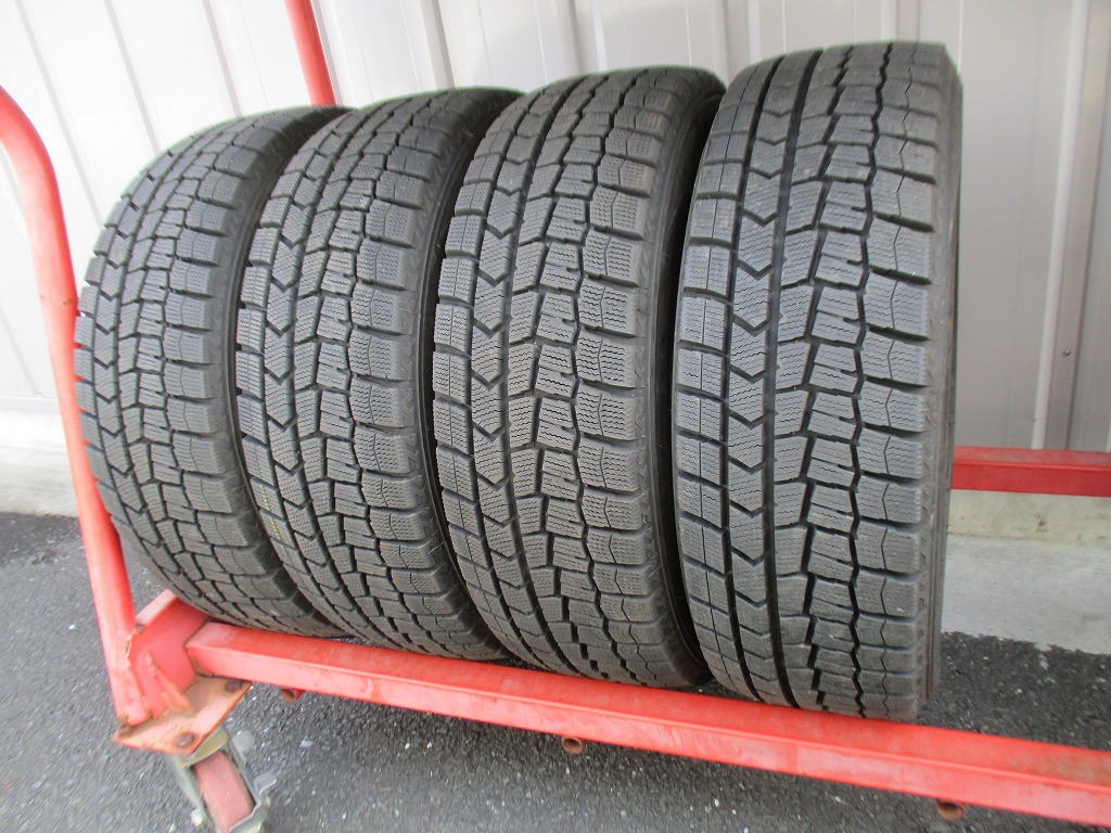 ★☆185/60R15 84Q ダンロップ WINTER MAXX WM02 スタッドレス 2020年製 4本 送料込 T72950206☆★インボイス領収書発行可能