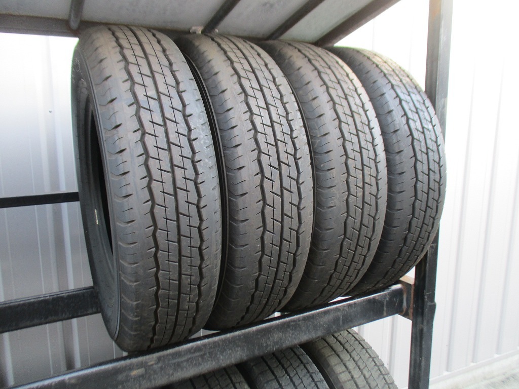 ★☆195/80R15 107/105N LT ダンロップ SP175N 2022年製 4本 送料込 T75190303☆★インボイス領収書発行可能