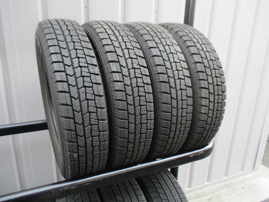 ★☆145/80R13 75Q ダンロップ WINTER MAXX WM02 スタッドレス 2021年製 4本 送料込 T73060206☆★インボイス領収書発行可能