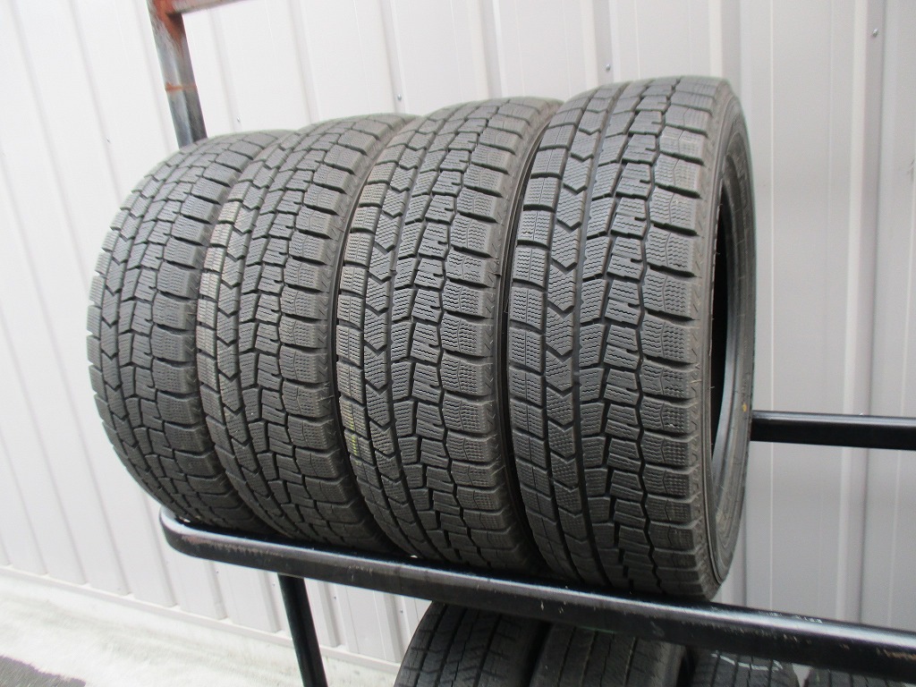 ★☆185/60R15 84Q ダンロップ WINTER MAXX WM02 スタッドレス 2020年製 4本 送料込 T73070206☆★インボイス領収書発行可能