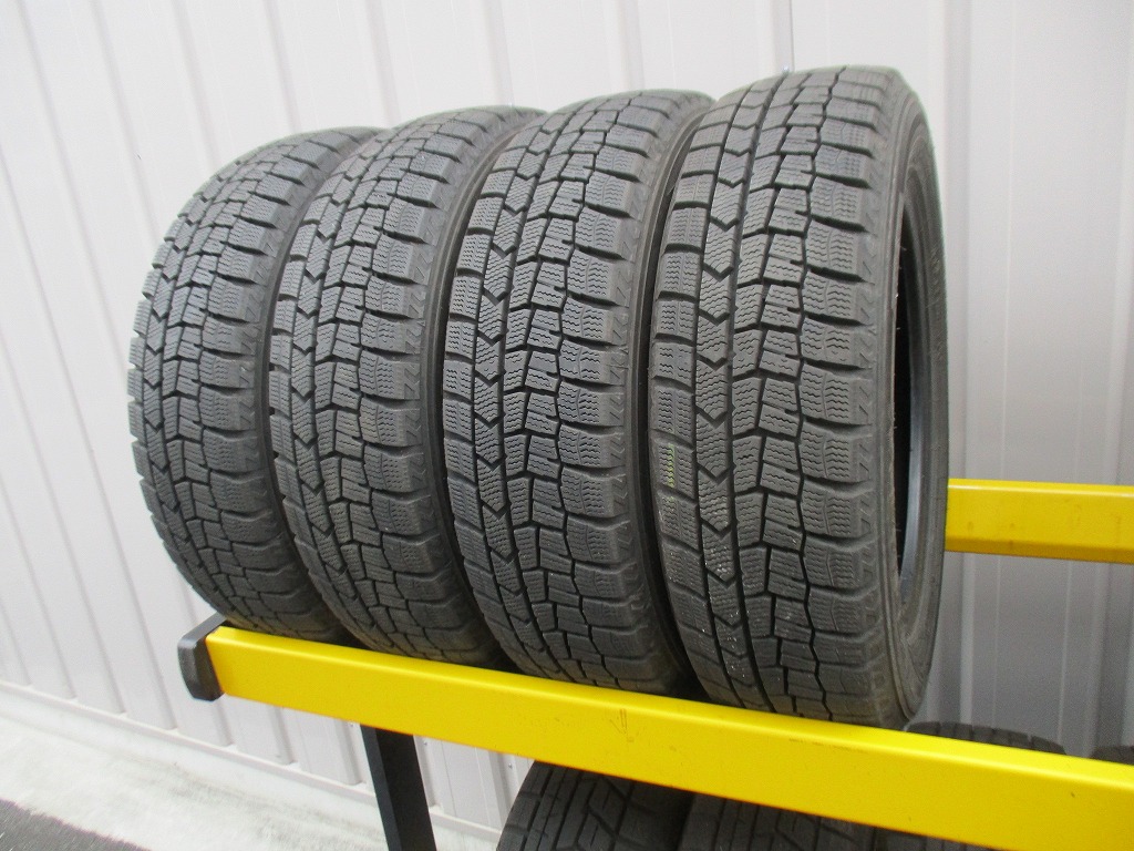 ★☆165/65R14 79Q ダンロップ WINTER MAXX WM02 スタッドレス 2021年製 4本 送料込 T73150207☆★インボイス領収書発行可能