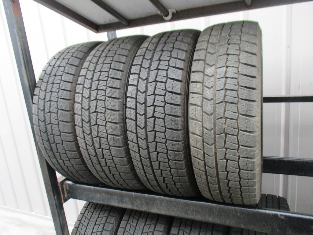 ★☆195/65R15 91Q ダンロップ WINTER MAXX WM02 スタッドレス 2021年製 4本 送料込 T73240207☆★インボイス領収書発行可能