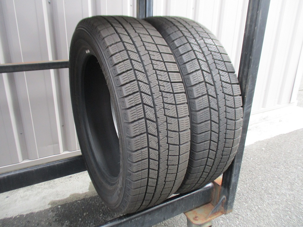 ★☆185/60R16 86Q ダンロップ WINTER MAXX WM03 スタッドレス 2023年製 2本 送料込 T73250207☆★インボイス領収書発行可能