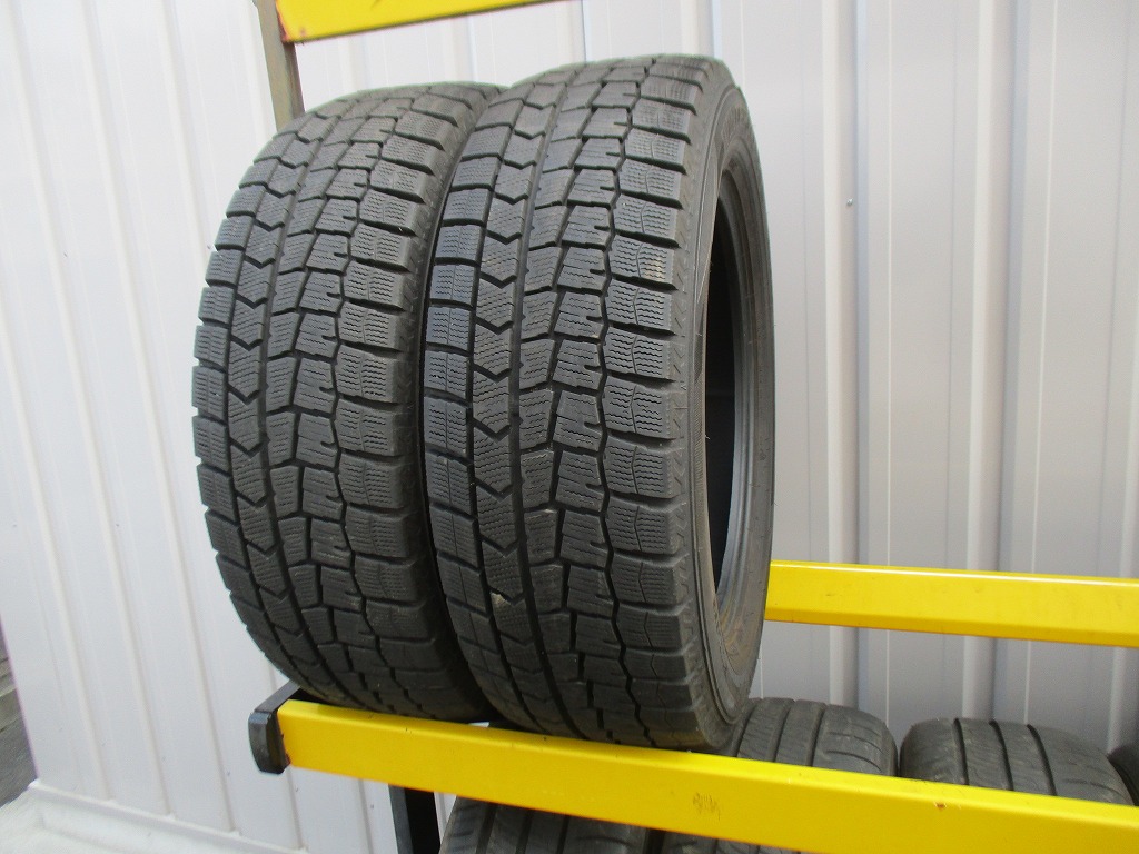 ★☆225/60R17 99Q ダンロップ WINTER MAXX WM02 スタッドレス 2022年製 2本 送料込 T73390213☆★インボイス領収書発行可能