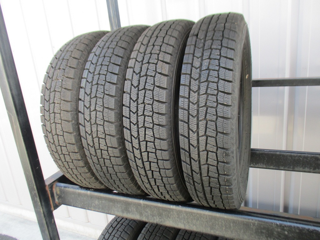 ★☆145/80R13 75Q ダンロップ WINTER MAXX WM02 スタッドレス 4本 送料込 T73450213☆★インボイス領収書発行可能