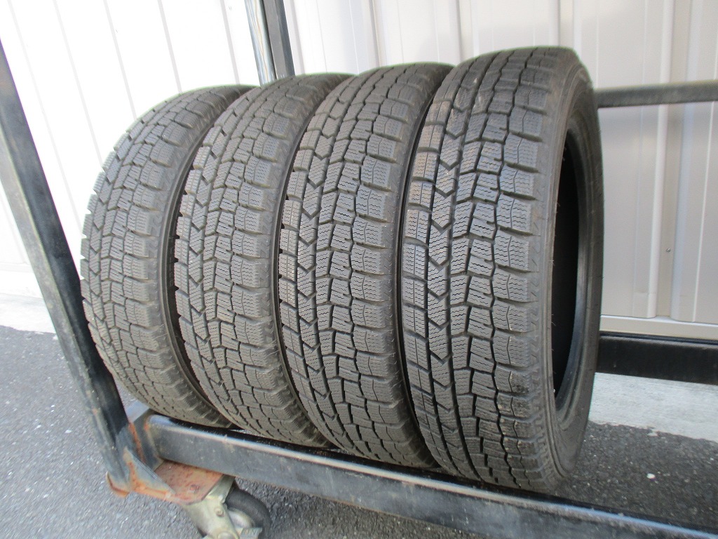 ★☆155/65R14 75Q ダンロップ WINTER MAXX WM02 スタッドレス 2020年製 4本 送料込 T73480213☆★インボイス領収書発行可能