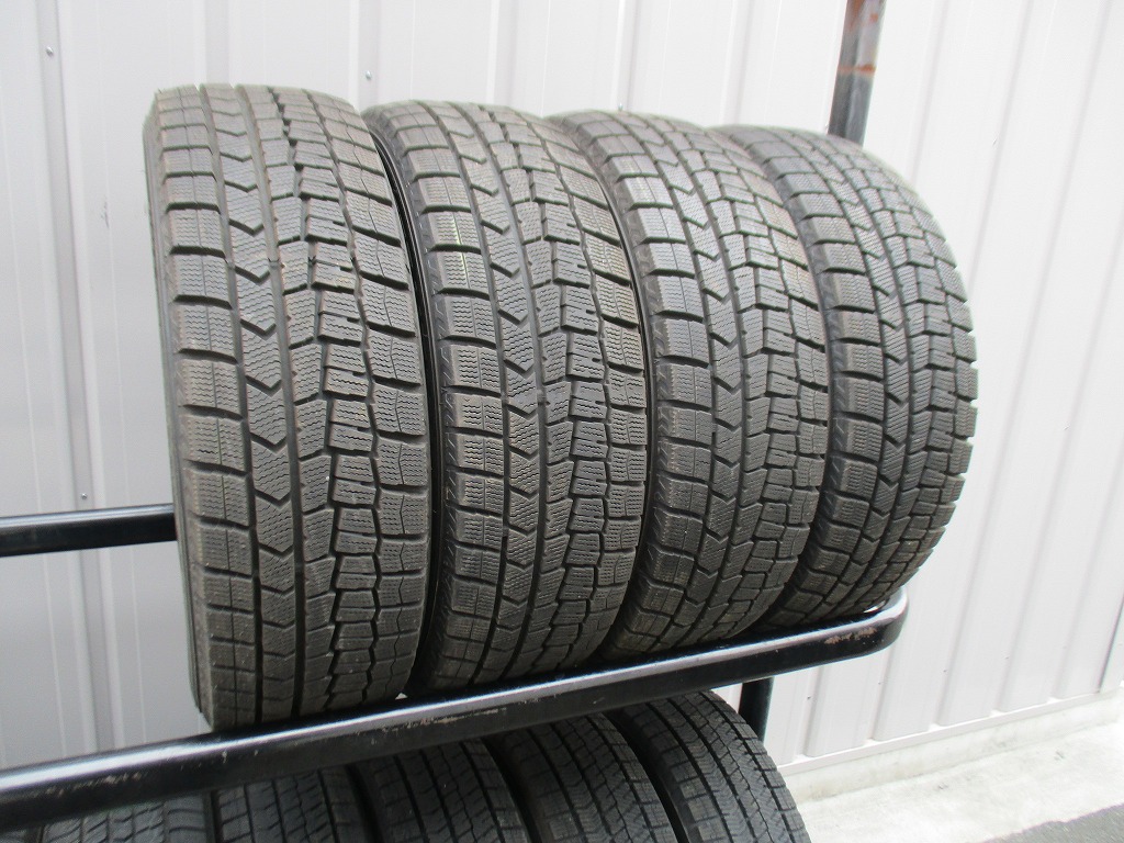 ★☆185/60R15 84Q ダンロップ WINTER MAXX WM02 スタッドレス 4本 送料込 T73770214☆★インボイス領収書発行可能