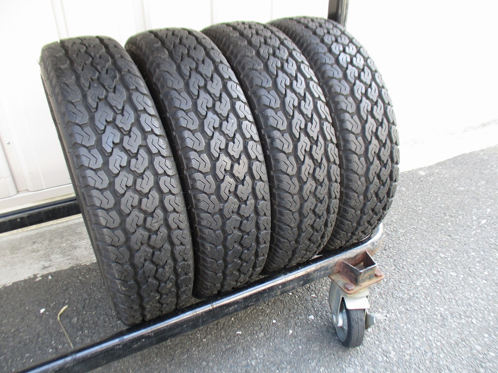 ★☆145R12 6P.R.LT ダンロップ GRANDTREK 2022年製 4本 送料込 T76530325☆★インボイス領収書発行可能