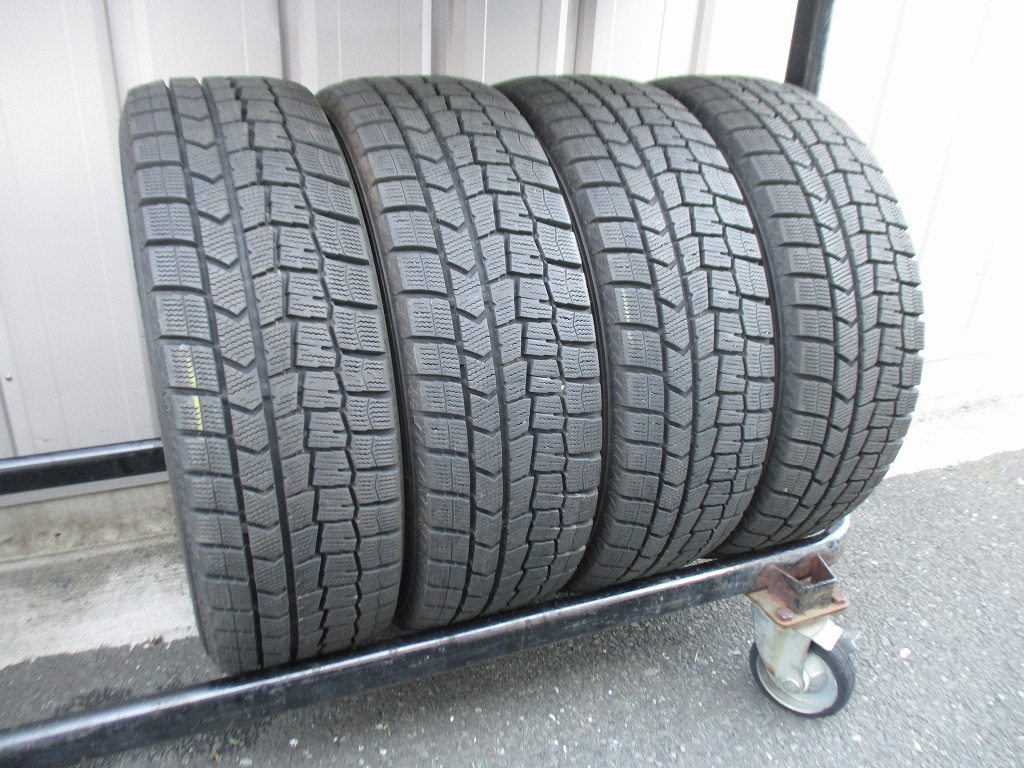 ★☆185/60R15 84Q ダンロップ WINTER MAXX WM02 スタッドレス 2021年製 4本 送料込 T76810401☆★インボイス領収書発行可能