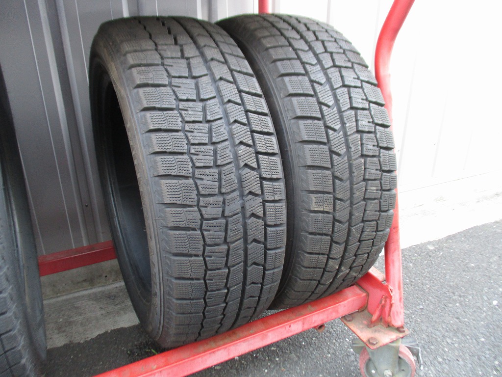 ★☆215/55R17 94Q ダンロップ WINTER MAXX WM02 スタッドレス 2023年製 2本 送料込 T76850401☆★インボイス領収書発行可能