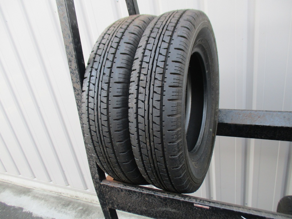 ★☆145/80R12 80/78N LT ダンロップ ENASAVE VAN01 2024年製 2本 送料込 T77960501☆★インボイス領収書発行可能