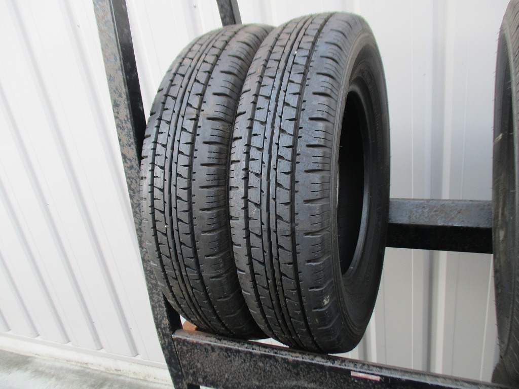 ★☆145/80R12 6P.R. ダンロップ ENASAVE VAN01 2024年製 2本 送料込 T77970501☆★インボイス領収書発行可能
