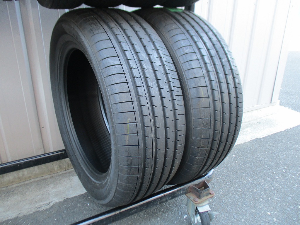 ★☆235/55R18 100V ヨコハマ BluEarth-XT AE61 2022年製 2本 送料込 T78330502☆★インボイス領収書発行可能