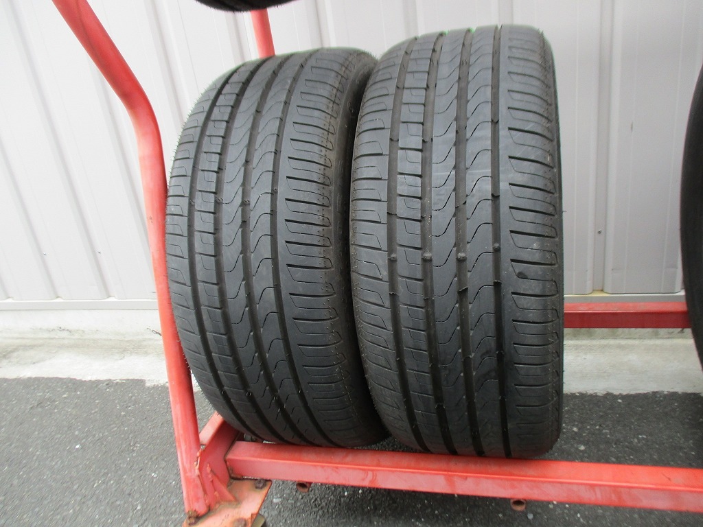 ★☆255/40R18 95Y PIRELLI cinturato P7 2021年製 2本 送料込 T79610601☆★インボイス領収書発行可能