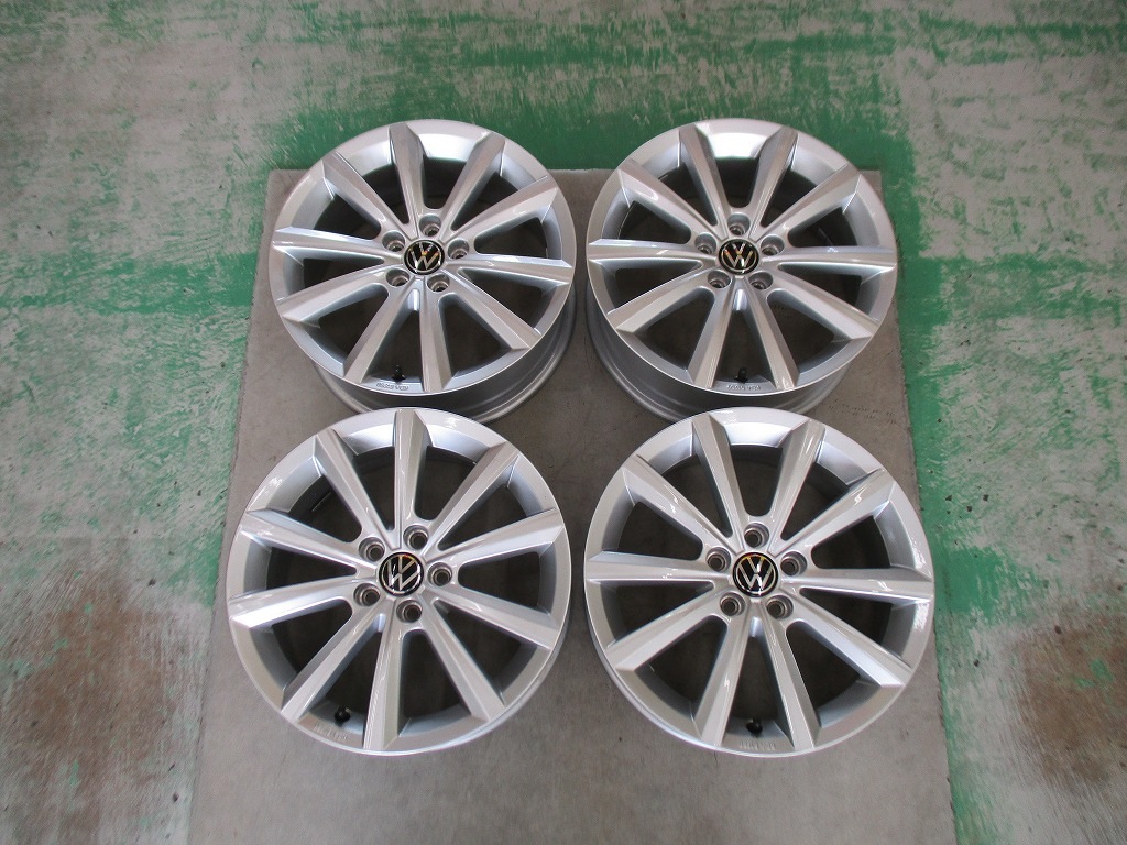 ★☆フォルクスワーゲン T-CROSS 純正アルミホイール 4本セット 16インチ 6J +35 5H/100 送料込 20766☆★インボイス領収書発行可能
