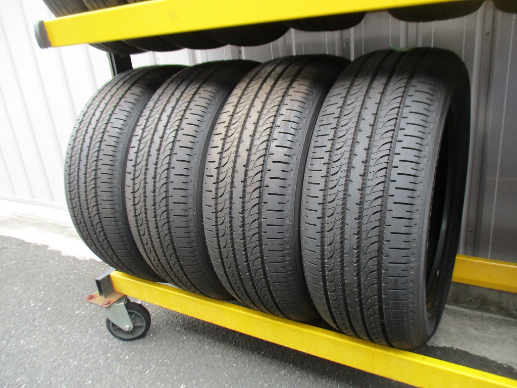 ★☆225/55R18 98H ヨコハマ GEOLANDAR SUV G055 2025年製 4本 新車外し 送料込 T80260615☆★インボイス領収書発行可能