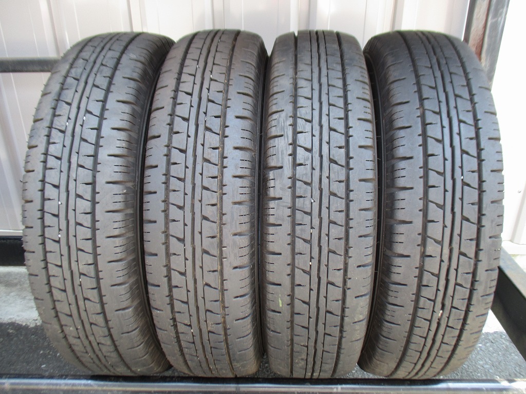 ★☆145R12 6PR LT ダンロップ ENASAVE VAN01 4本 送料込 T80440622☆★インボイス領収書発行可能