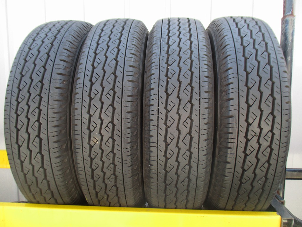 ★☆165R13 LT 6PR ブリヂストン V600 2023年製 4本 送料込 T80810703☆★インボイス領収書発行可能