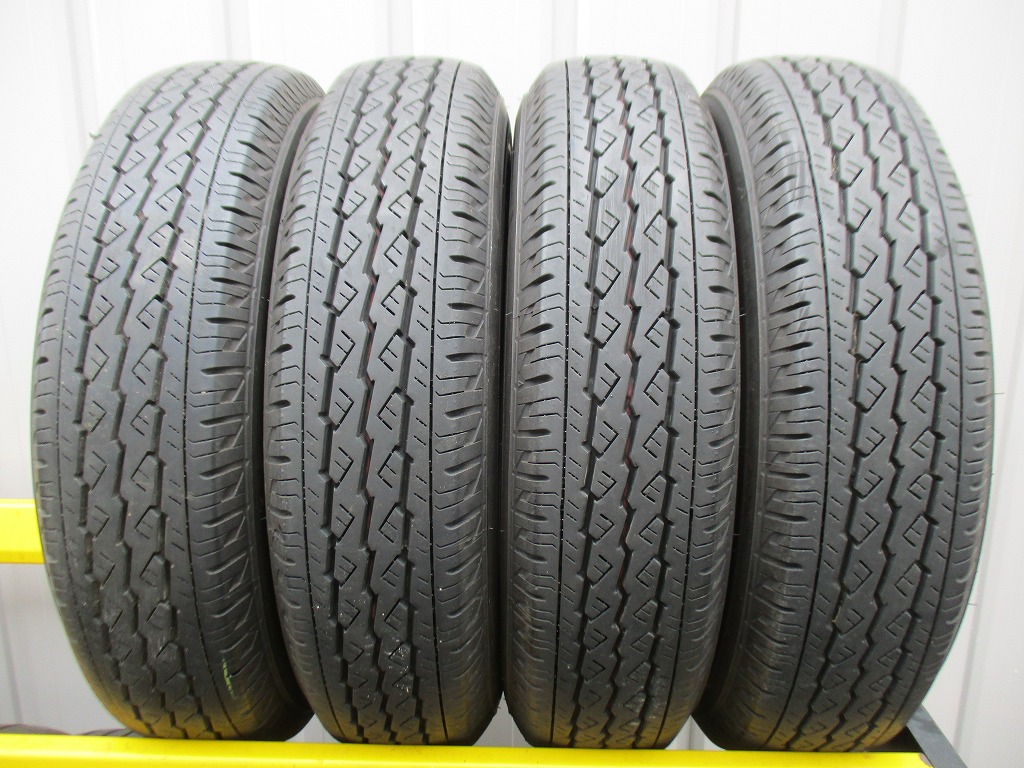★☆155/80R14 88/86N LT ブリヂストン V600 2023年製 4本 送料込 T81390711☆★インボイス領収書発行可能