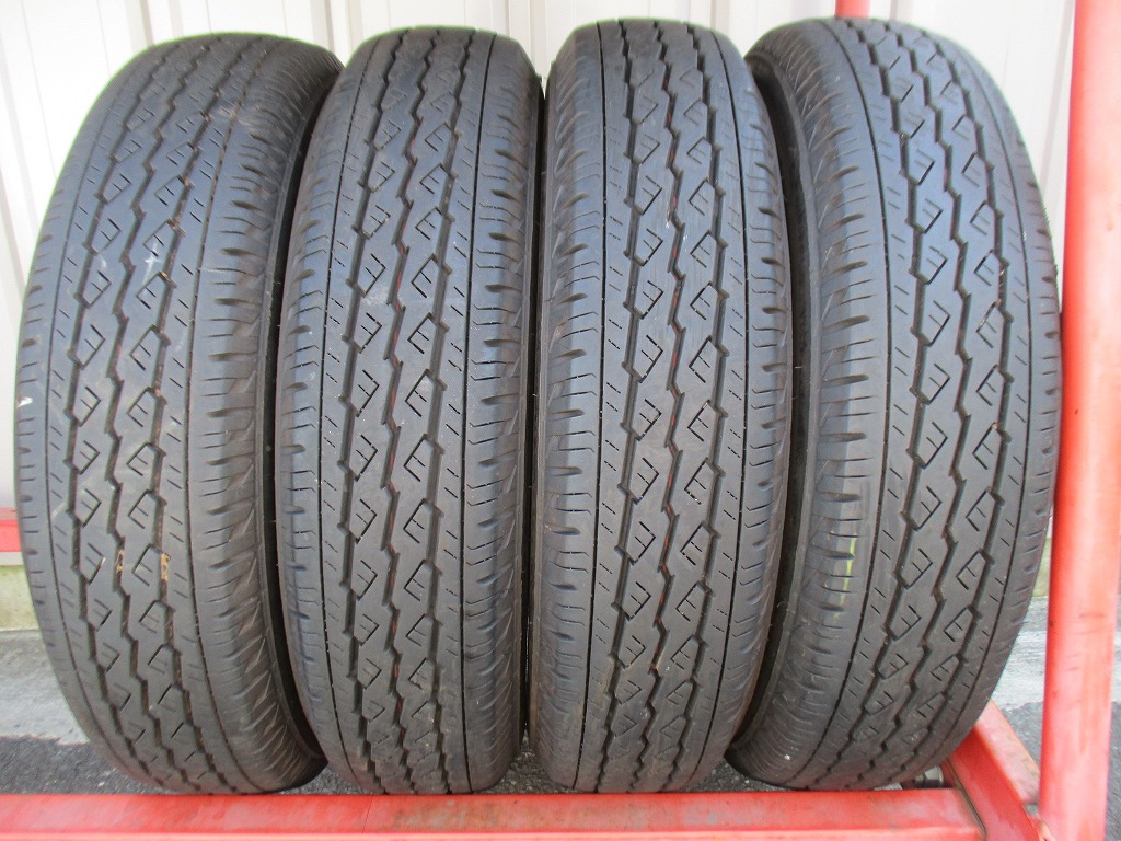 ★☆155/80R14 88/86N LT ブリヂストン V600 2025年製 4本 送料込 T82780808☆★インボイス領収書発行可能
