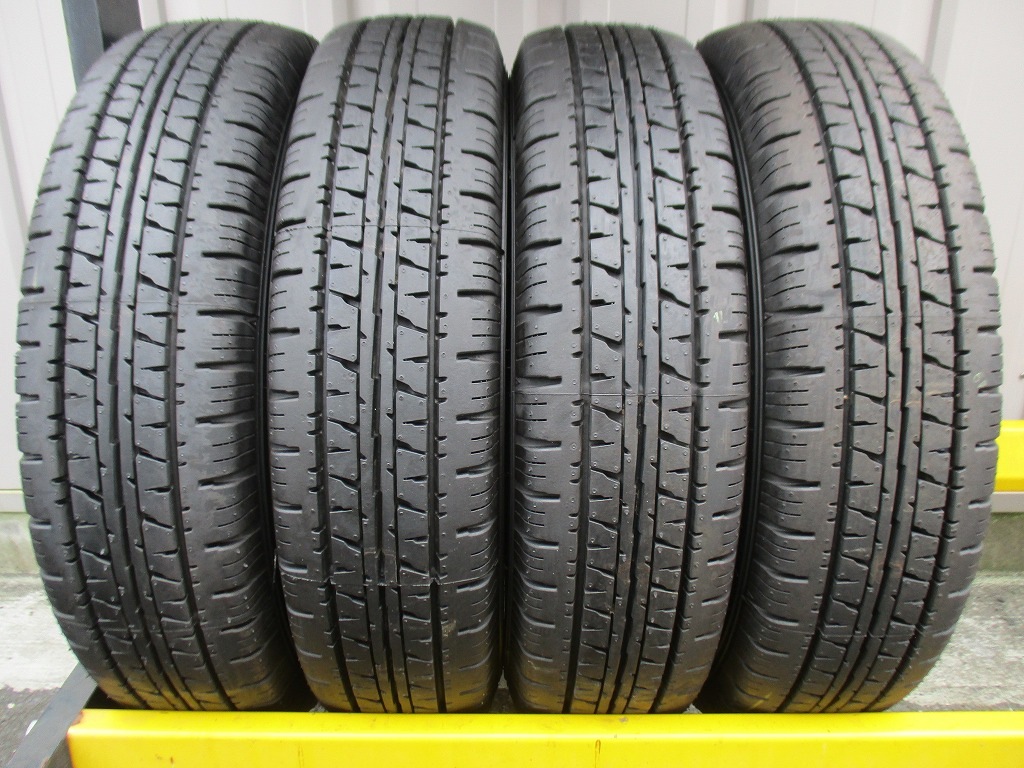 ★☆145/80R12 80/78N LT ダンロップ ENASAVE VAN01 2025年製 4本 送料込 T83090810☆★インボイス領収書発行可能