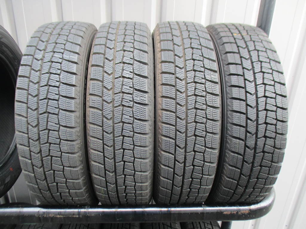 ★☆155/65R14 75Q ダンロップ WINTER MAXX WM02 スタッドレス 4本 送料込 T84900916☆★インボイス領収書発行可能