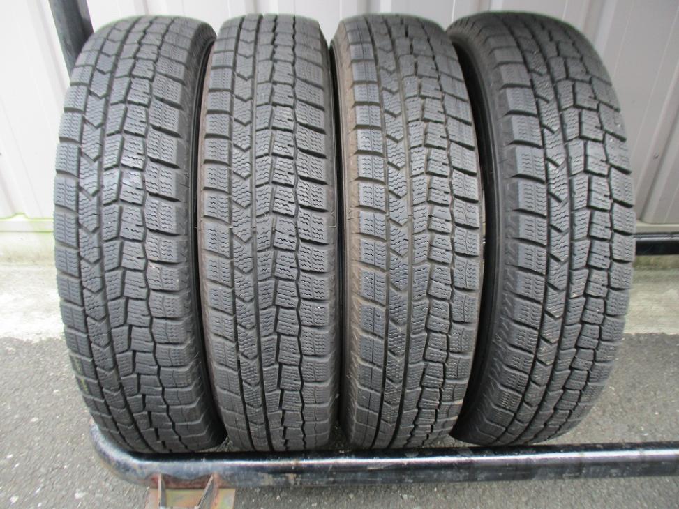 ★☆145/80R13 75Q ダンロップ WINTER MAXX WM02 スタッドレス 2022年製 4本 送料込 T84950916☆★インボイス領収書発行可能