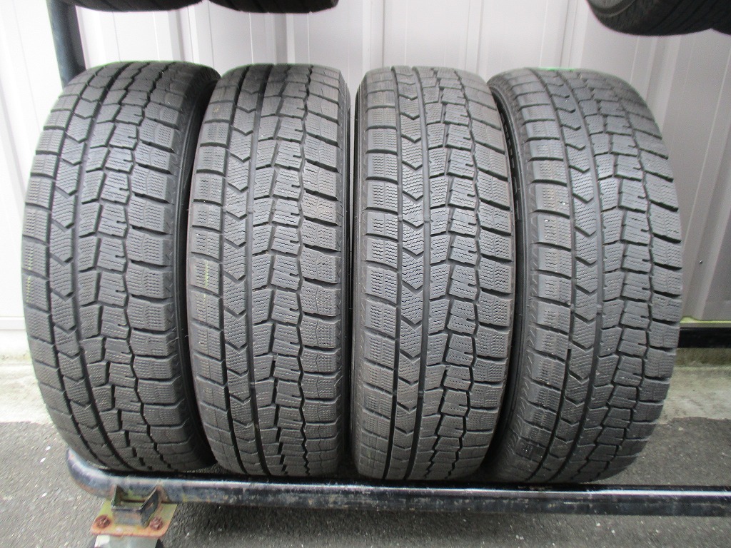 ★☆195/60R17 90Q ダンロップ WINTER MAXX WM02 スタッドレス 2024年製 4本 送料込 T85000924☆★インボイス領収書発行可能