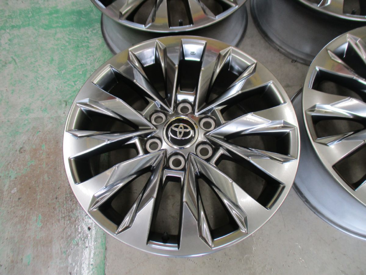 ★トヨタ ランドクルーザー 300 zx 純正アルミホイール 20インチ 8J +60 6H/139.7 4本 新車外し 送料無料 20648★インボイス発行可能