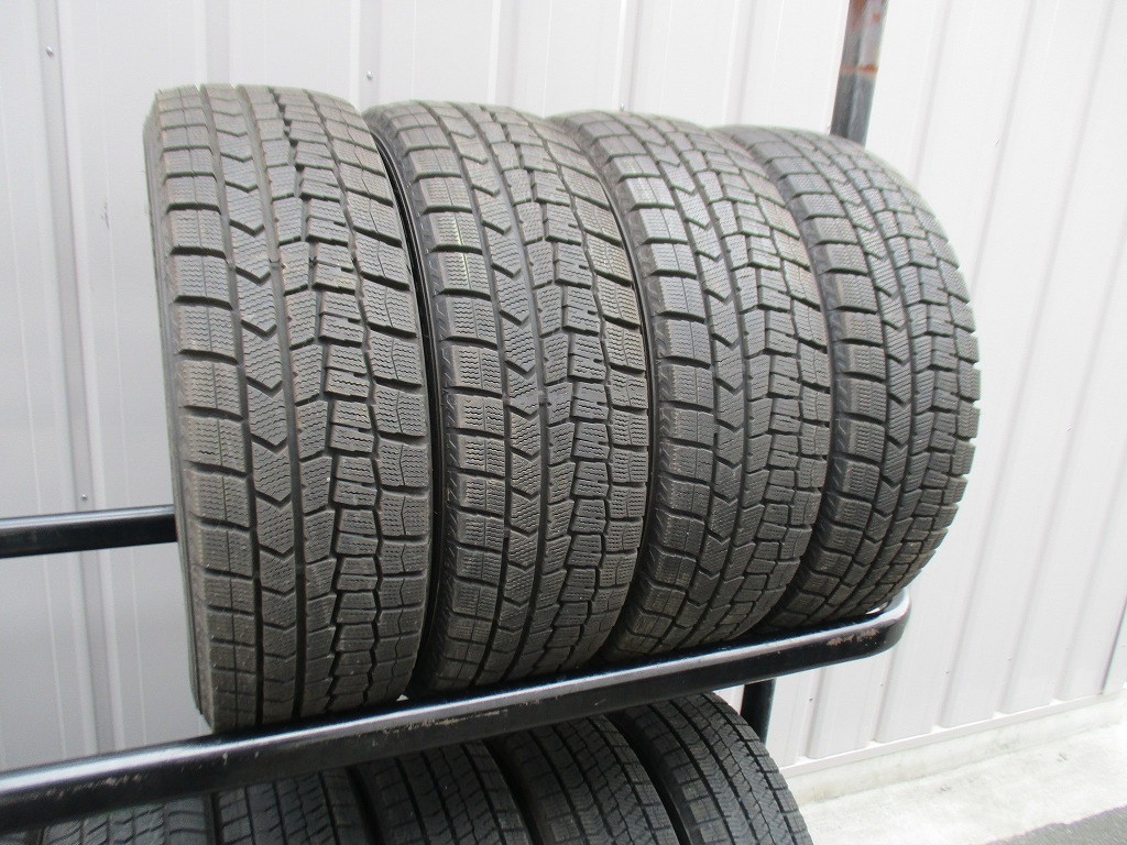 ★☆185/60R15 84Q ダンロップ WINTER MAXX WM02 スタッドレス 4本 送料込 T73770214☆★インボイス領収書発行可能