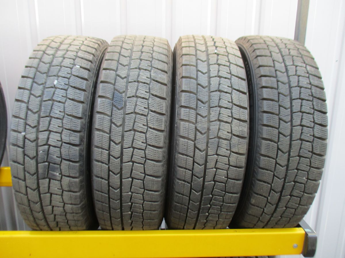 ★☆175/65R15 84Q ダンロップ WINTER MAXX WM02 スタッドレス 2021年製 4本 送料込 20657☆★インボイス領収書発行可能