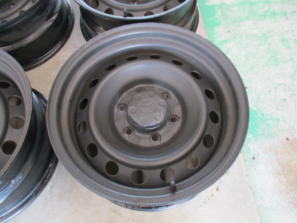 ★トヨタ FJクルーザー 純正 スチールホイール 17インチ 7.5J +15 139. 7 6H  送料込 20702☆★インボイス領収書発行可能