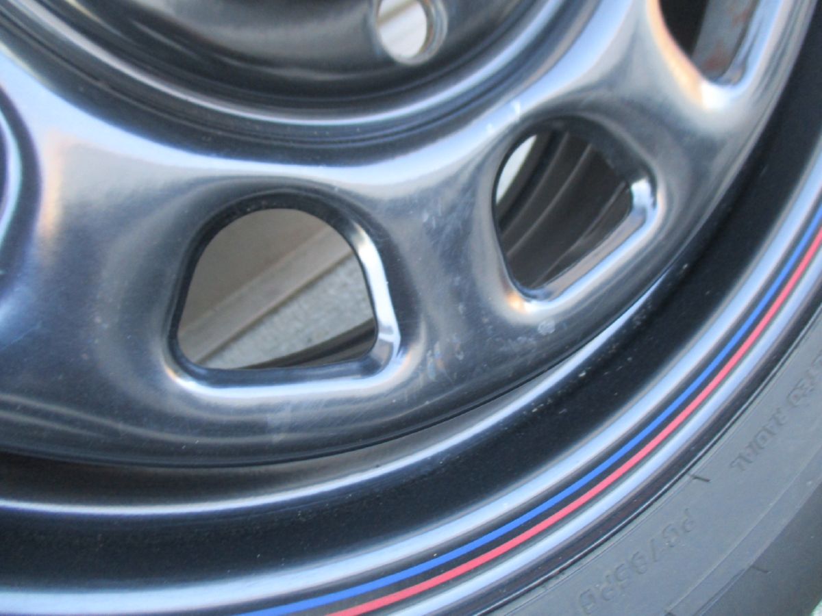 DAYTONA スチールホイールセット 195/80R15 ハイエース キャラバン 