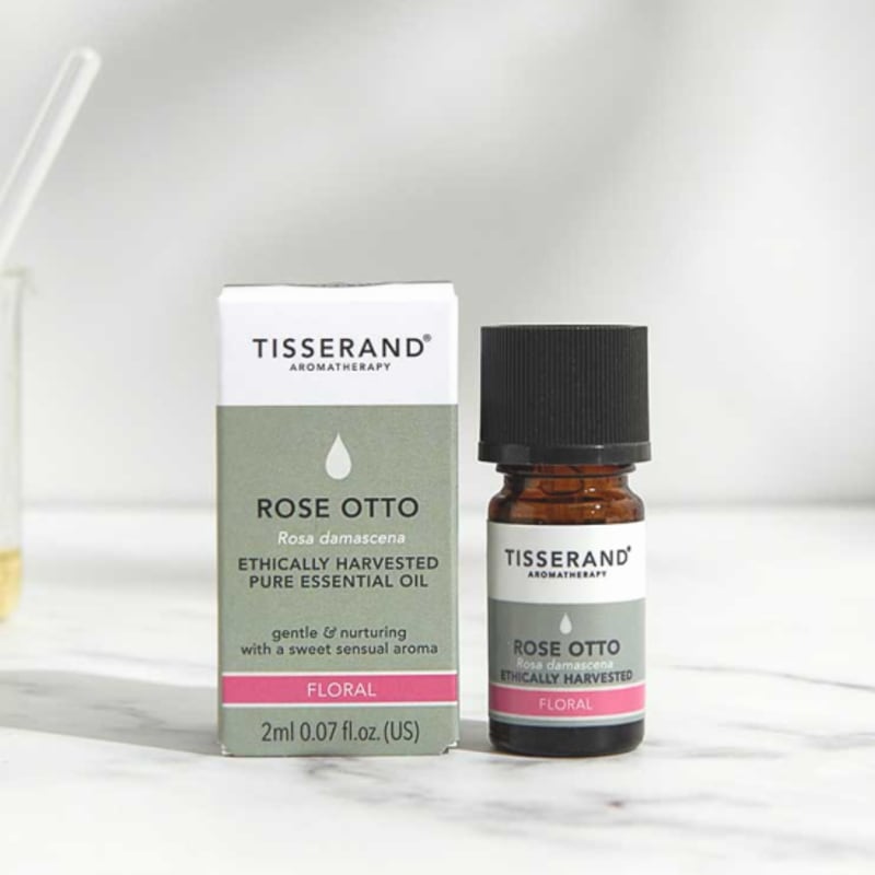 オーガニック認証ローズオットー精油2ml ティスランド ローズ オットー 精油 EH 2ml エシカル 100