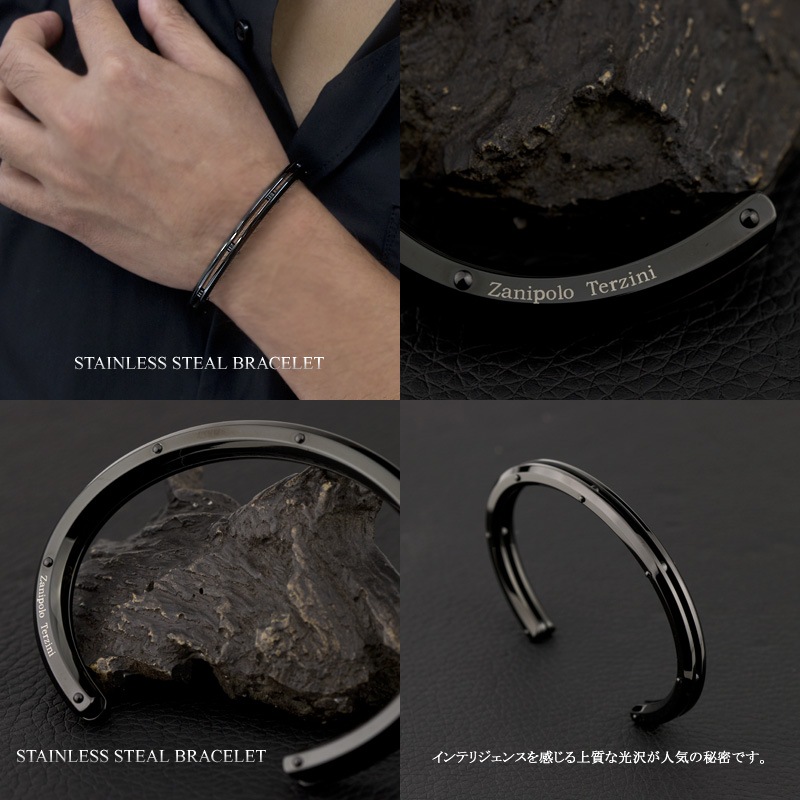 륹ƥ쥹(316L)  ֥쥹å/Х󥰥 ֥å BK (ZTB1924)(Zanipolo Terzini(˥ݥĥ))奨꡼  ե 