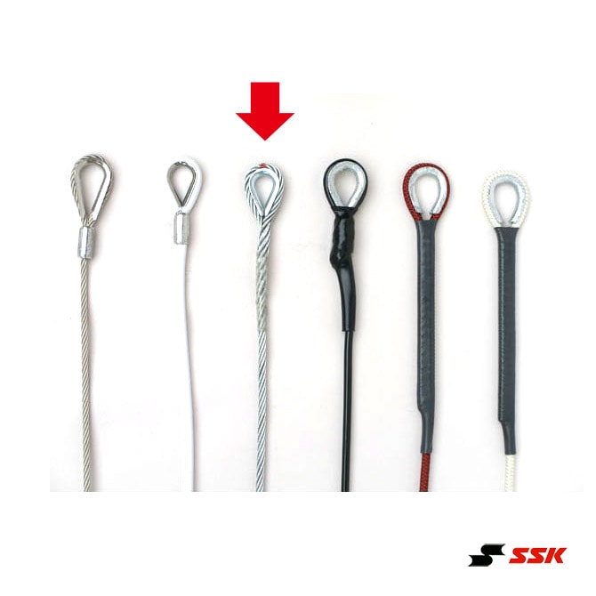 SSK コート備品 テニスネット備品 硬式用スチールワイヤーロープ  KT242
