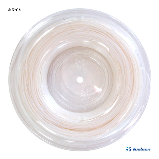 トアルソン TOALSON テニスガット ロール シンセティック（SYNTHETIC） 125 ホワイト orsyn125（200m）