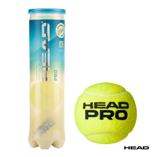 （一箱販売は6300円）HEAD PRO テニスボール 24缶セット（96球） ヘッド HEAD テニスボール HEAD PRO（ヘッド・プロ） 4球入 1缶 571714