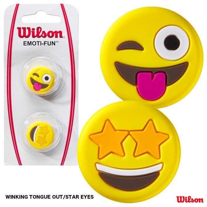 �����륽�� Wilson ��ư�ߤ� WINKING TONGUE OUT/STAR EYES DAMPENER WR8405201001